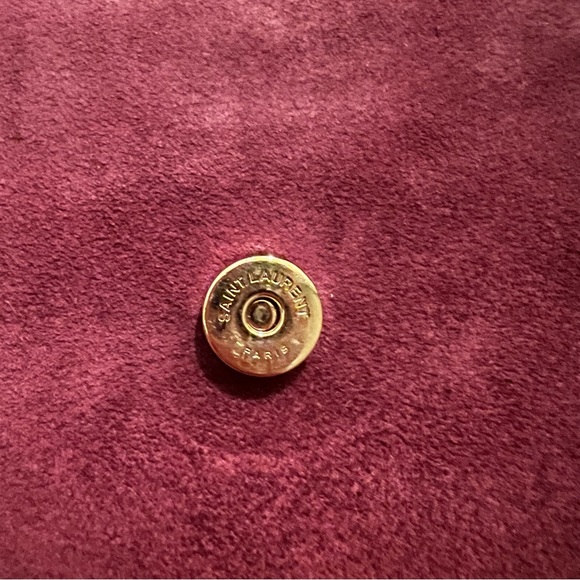 SAINT LAURENT YSL SUNSET CROSSBODY BAG ON CHAIN BURGUNDY - Picture 15 of 16